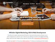 Tablet Screenshot of customfitonline.com